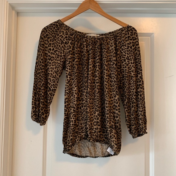 🛍SOLD🛍 MK Leopard Print Blouse - Picture 2 of 4